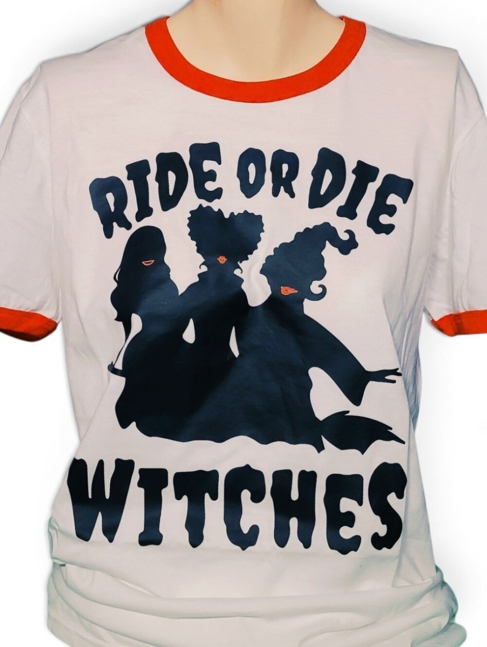 Hocus Pocus Retro Style Ringer Tee Size M - Picture 4 of 7